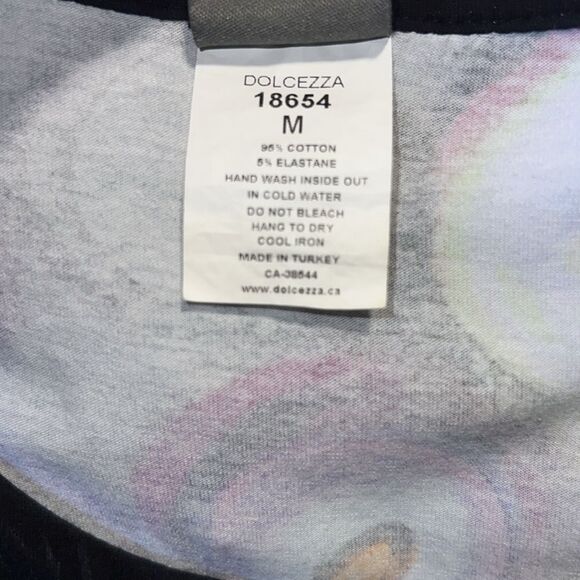 SIMPLY ART BY DOLCEZZA Multicolor Dress and Jacket Set-M - Picture 10 of 12